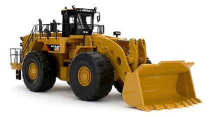 Miniatura Carregadeira Caterpilla 993K Diecast Masters 150 Metal High Line Metal Diecast D