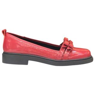 Mocassim couro vermelho loucos e santos l21944006002