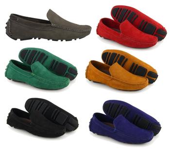 Mocassim Masculino em Couro Legítimo - Confortável e Casual, Varias cores -  Adultos ref 5