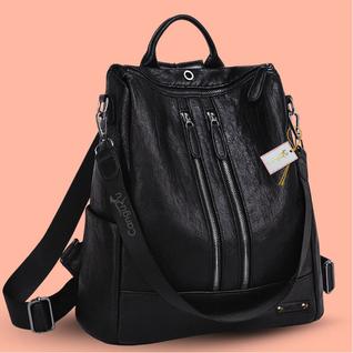 Mochila Bolsa Feminina Bolso Antifurto Passeio Dia A Dia Social Super Charme Com Alça de O