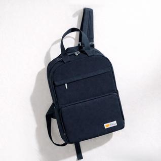 Mochila Urbana Minimalista com Bolso Frontal e Alças Confortáveis