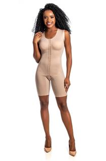 Modelador Yoga Premium  Com Pernas  Abertura Frontal  Busto Pré Moldado  Alças Largas  301