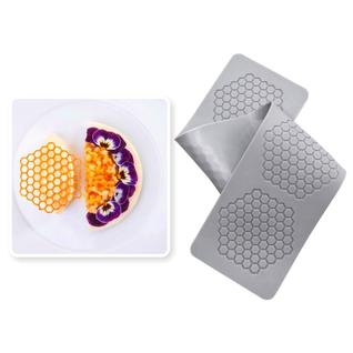 Molde de mousse de silicone Honeycomb para chocolate e sobremesa francesa