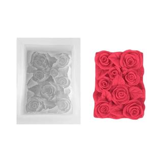 Molde De Silicone Para Sabonete Em Forma De Rosa, Ferramenta De Artesanato DIY Para Fazer 