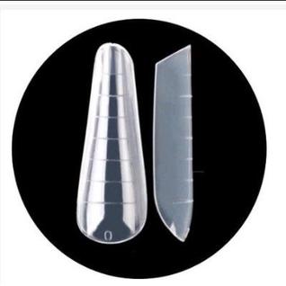 Molde F1 Curvatura C Bailarina Almond para Alongamento de unhas com Gel