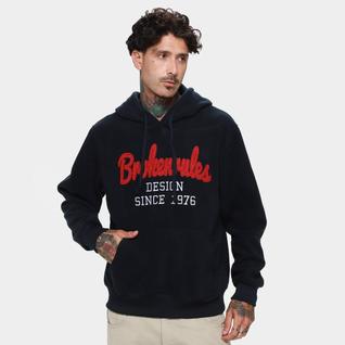 Moletom Broken Rules Bordado 540387 Masculino