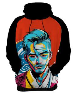 Moletom Casaco Blusa K-pop Moda Coreana Pop Art Ásia 9