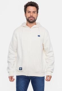 Moletom Ecko Aberto Off White Masculino Conforto Urbano