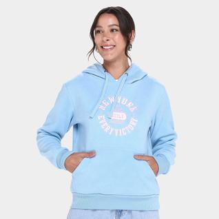 Moletom Facinelli Soft Canguru Bordado Feminino