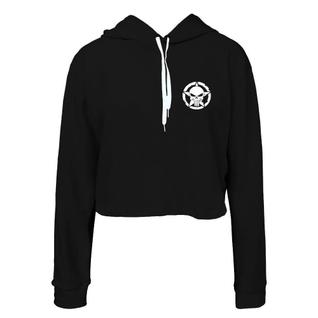 Moletom Feminino Cropped Capuz Inverno Confortável Casual