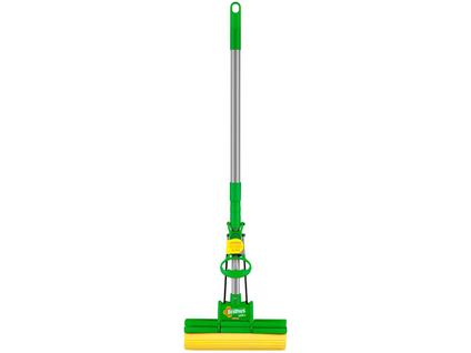 Mop Sek+ Bettanin com Cabo Retrátil Verde e Amarelo Brilhus