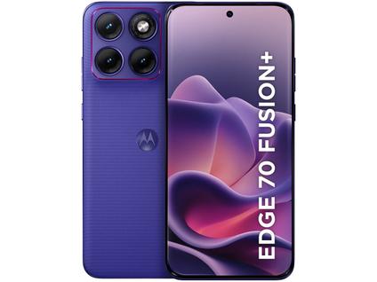 Motorola Edge 70 Fusion+ Roxo 5G 256GB 5G 24GB (12GB RAM + 12GB RAM Boost) Câmera 50MP Son