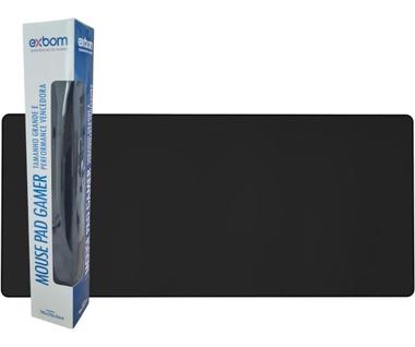 Mouse Pad Exbom 70x30cm Speed Gamer Extra Grande Preto Full Black - MP-7035C