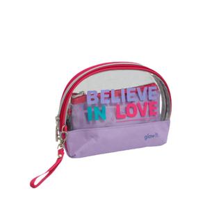 Necessaire Estojo Kit 2 peças coleção Glow it
