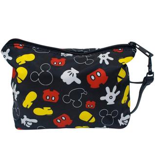 Necessaire Preto Partes Corpo Mickey 16x20x6cm - Disney