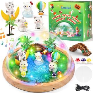 Night Light Laclun Faça seu próprio brinquedo musical para gatos para crianças