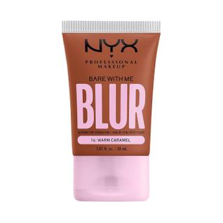 NYX Bare with Me Blur Base Cobertura Média 16 Warm Caramel