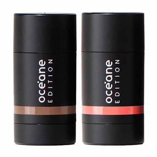 Océane Edition Mini Kit  Contorno Marrom Médio + Blush Coral
