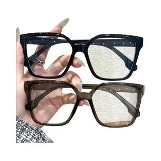 Óculos De Leitura Geométricos Elegantes Com Lentes Transparentes Para Uso Diário No Escrit