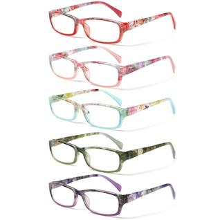 Óculos de leitura Kerecsen Fashion Ladies, 5 pares para mulheres