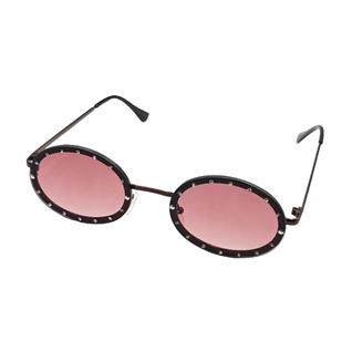 Óculos De Sol Feminino Com Pedrinha Redondo Classico Bloguer Vintage