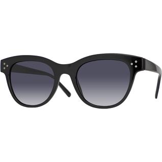 Óculos de Sol Feminino Redondo Preto Com Lente Polarizada Filtro Proteção UV400 Visão Níti