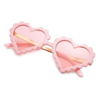 Óculos de Sol Infantis COASION - Modelo Coração Rosa - UV400 (3 a 10 anos)