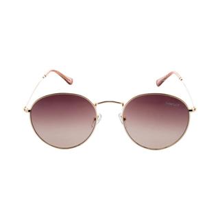 Óculos de Sol Maru.Y Unissex Redondo em Metal Dourado