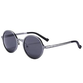 Óculos de Sol Masculino BARCUR Retrô de Alumínio Vintage Steampunk Proteção uv400 Unissex