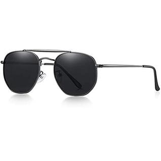 Óculos de Sol Masculino BARCUR Retro Hexágono Polarizado Proteção uv400 Óculos de Sol Unis
