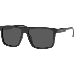 Óculos de Sol Masculino Preto Fosco Quadrado Com Proteção UV400 Filtro Polarizado Visão Co