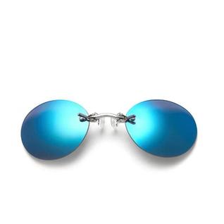 Óculos De Sol Masculinos Sem Armação Redondos UV400 Matrix Morpheus Design Clássico Com Cl