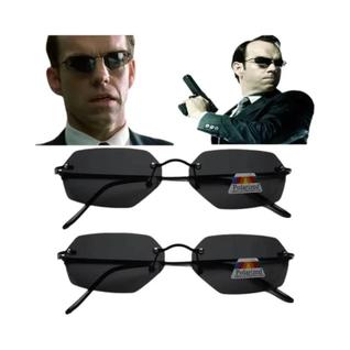 Óculos De Sol Masculinos Ultraleves Polarizados Sem Aro, Estilo Matrix Neo, Óculos De Sol 