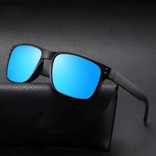 Óculos de Sol Square Masculino Polarizado Estilo Moderno e Proteção UV Total