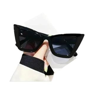 Óculos De Sol Unissex Oversized Estilo Gatinho Vintage Com Gradiente UV400 Para Uso Extern
