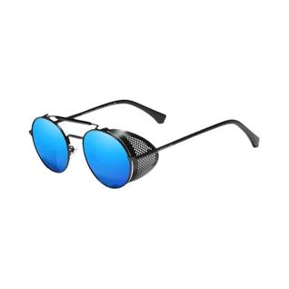 Óculos De Sol Unissex Polarizados UV400 Estilo Gótico Steampunk Com Armação Redonda KINGSE