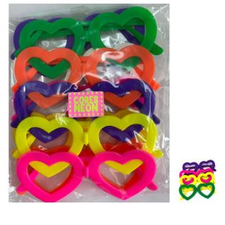 Óculos Para Festa Sem Lente De Plástico - 10UN