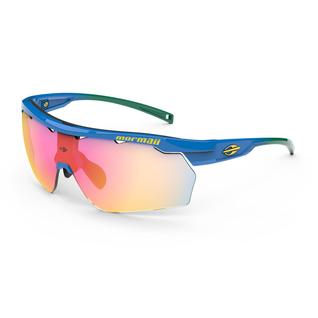 Óculos Solar Mormaii Smash M0129kcy11 Azul Brilho Lente Espelhada Vermelho