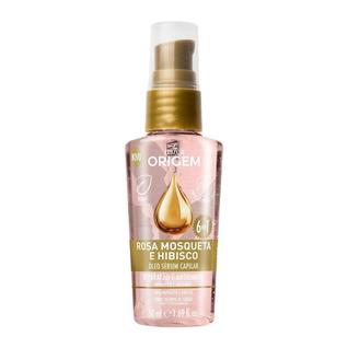 Óleo Capilar Origem Rosa Mosqueta e Hibisco 50ml - Embalagem com 12 Unidades