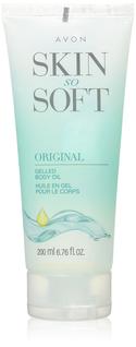 Óleo corporal gelificado AVON Skin So Soft Original 200 ml com jojoba