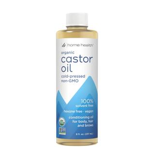 Óleo corporal Home Health Óleo de rícino 240ml USDA Organic