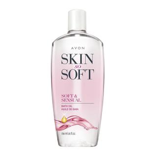 Óleo de banho AVON Skin So Soft Soft & Sensual 750 ml com óleo de argan