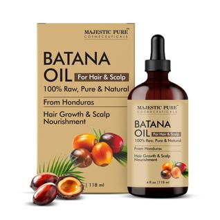 Óleo de Batana Majestic Pure para Crescimento Capilar (120ml) - Certificado PETA