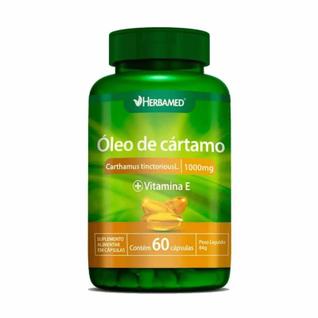 Óleo de Cartamo com Vitamina E Herbamed 60 Cápsulas