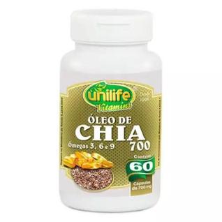 Óleo de Chia 60 cápsulas Unilife
