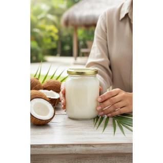 Óleo de Coco Puro 200ml: Cabelos Fortes e Saudáveis