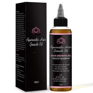 Óleo de crescimento capilar NO BALD Queenp Ayurvedic 100ml