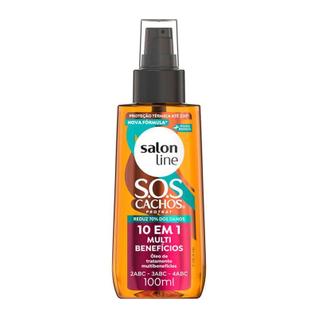 Óleo de Tratamento Capilar Salon Line SOS Cachos 10 em 1 Multi Benefícios 100ml