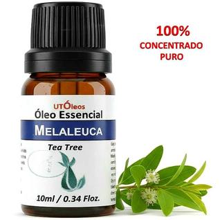 Óleo Essencial de Melaleuca (Tea Tree) - 100% Puro - Frasco vidro com gotejador