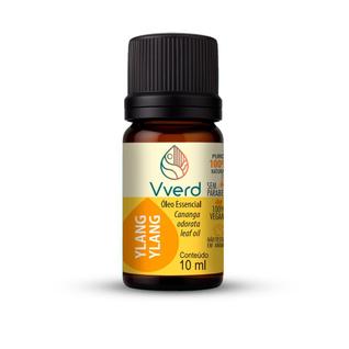Óleo Essencial de Ylang Ylang 10ml VVerd Aroma Floral para Relaxamento, Cuidados com a Pel